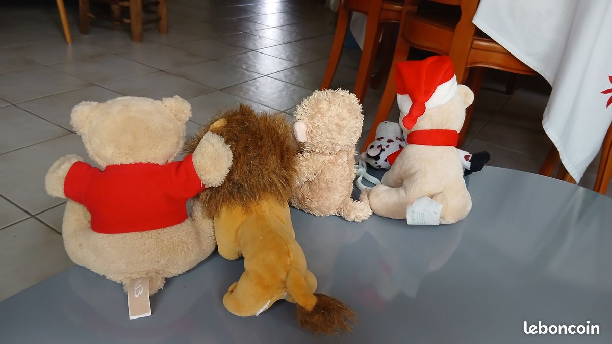 Lot de 5 peluches – 14, 16, 16, 17, 23 cm (image 11)