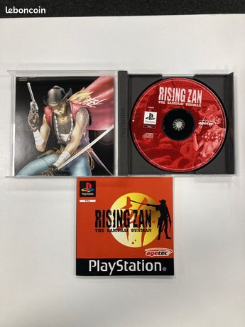 Jeu PS1 Rising Zan - Version Française, En Loose (disque Seul), Bon état De Fonctionnement