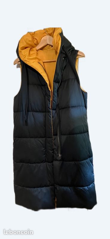 Veste Longue Zara Doudoune Longue Sans Manche Puffer Vest Doudoune