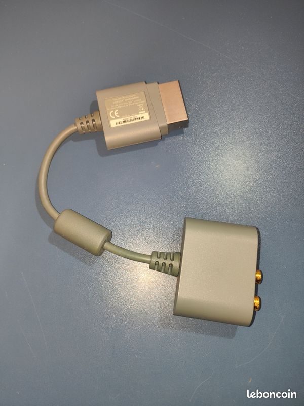 Audio Adaptateur Converter Fiche pour Xbox 360 Slim Micro Casque