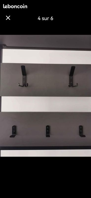 Banc entrée / rangement chaussures / porte manteau (image 5)