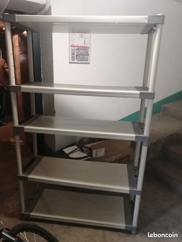 Deux Étagères en plastique 170cm (image 2)