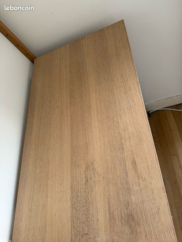Commode Malm IKEA chêne blanchi (image 5)
