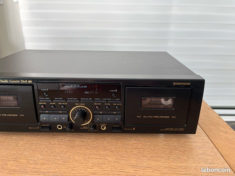 Platine Cassette TEAC W860R - Double K7, Auto-reverse, Occasion Fonctionnelle