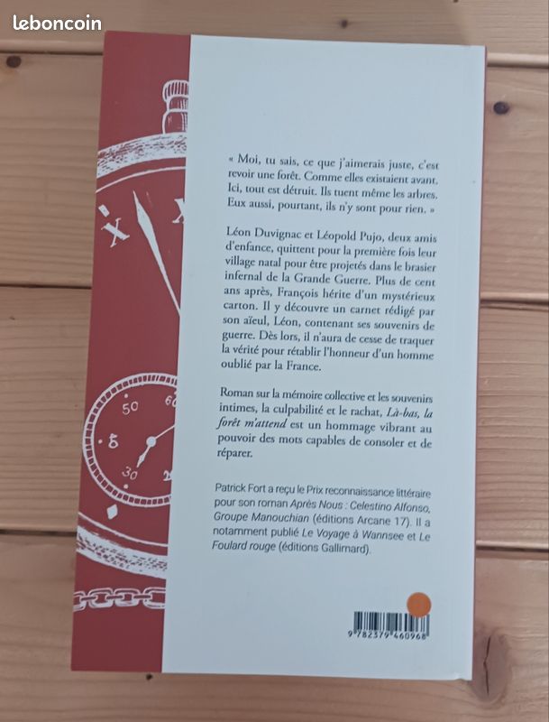 Livre La bas la forêt m'attend de Patrick Fort (image 3)