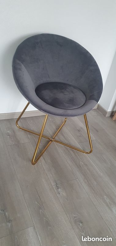 Fauteuil velour (image 2)
