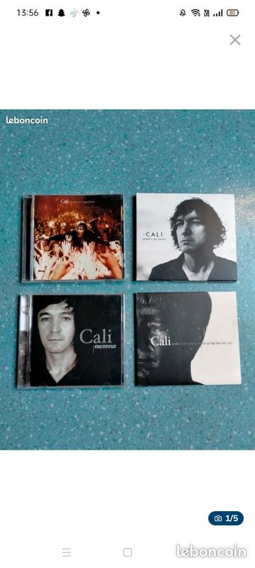 Lot de 4 albums de Cali (image 1)