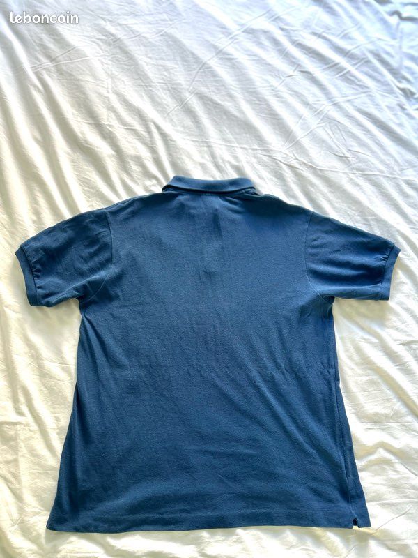 Polo bleu foncé manches courtes 100% coton Taille 5/XXL 46 Lacoste (image 10)