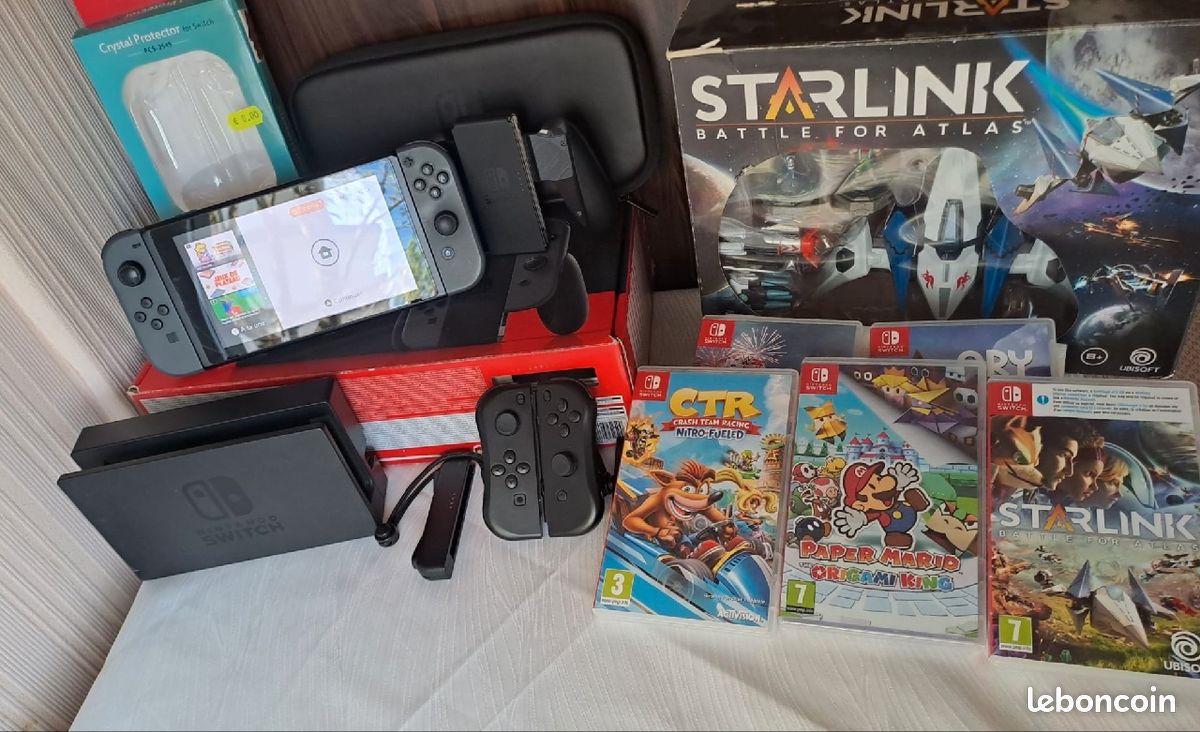 Nintendo switch + jeux et accessoires (image 2)