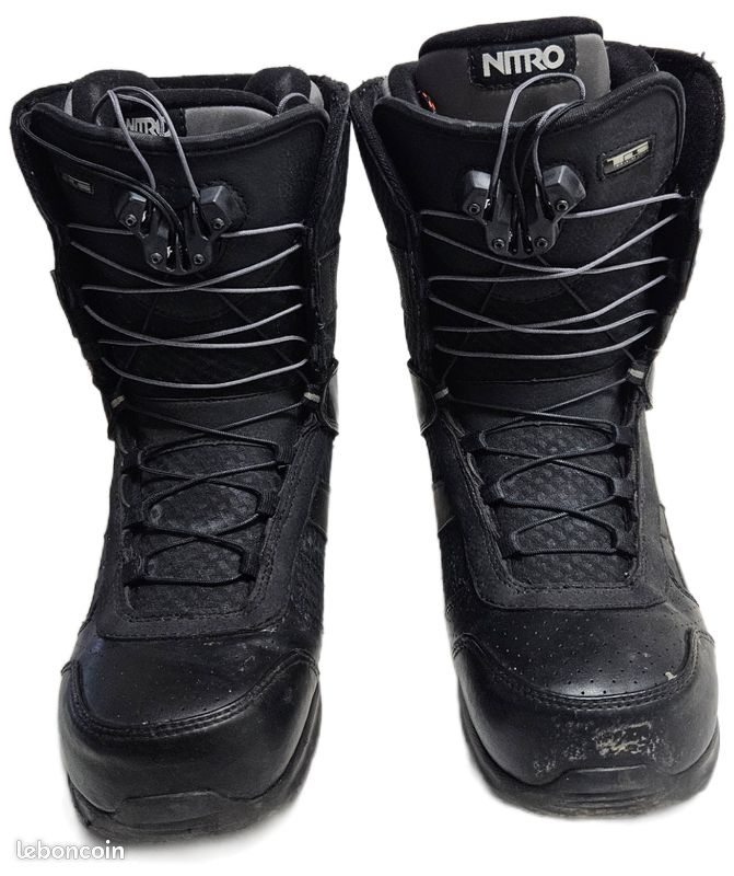 chaussures snowboard NITRO AGENT BOA 2024, Black/orange