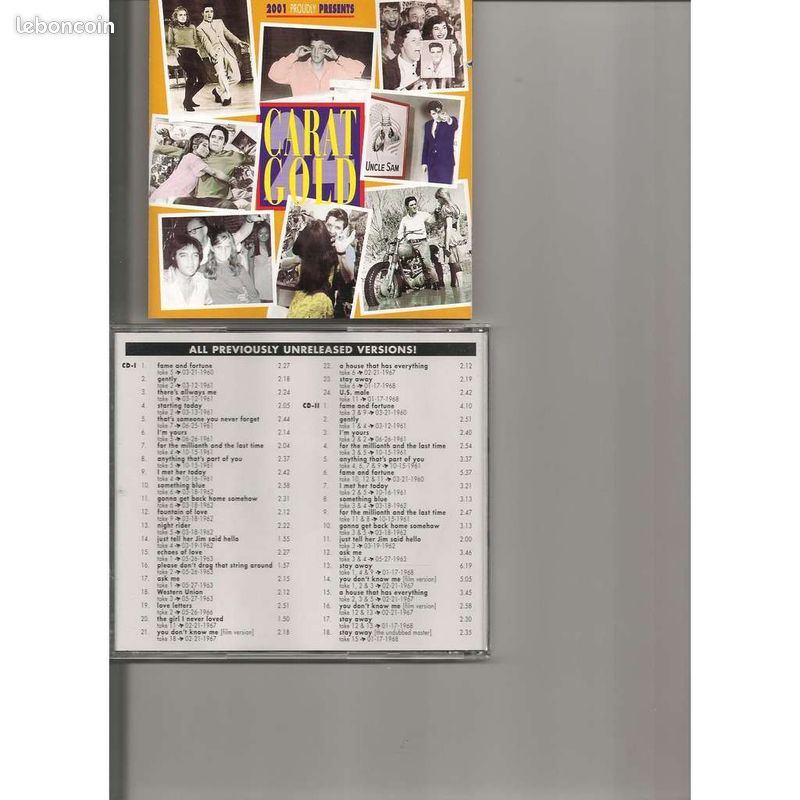 Elvis presley 24 carat gold 2 cd 61 outtakes (image 1)