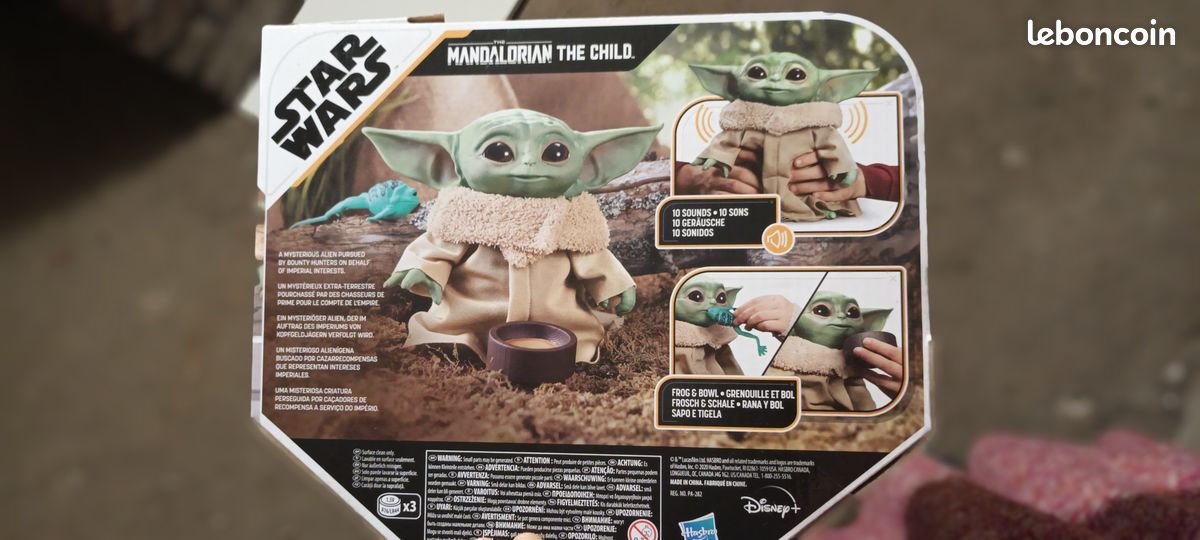 Peluche interactive Baby Yoda The Child, Star Wars Mandalorian, neuve (image 2)