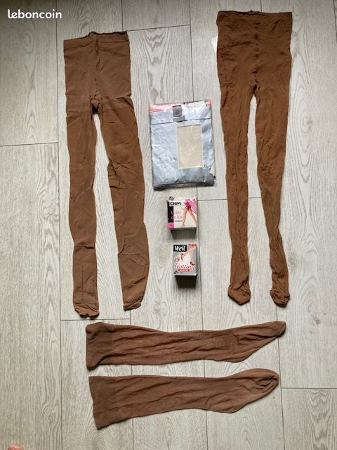 Lot de 5 collants neufs taille 40 (image 1)