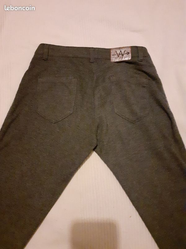 Pantalon gris ikks (image 2)