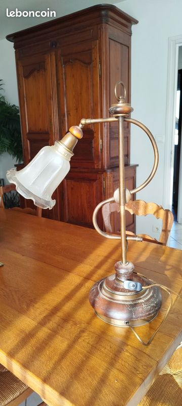 Lampe de bureau cuivre (image 3)
