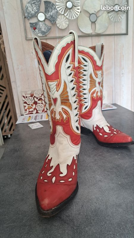 Bottes Santiag Country Cowboy Chaussures