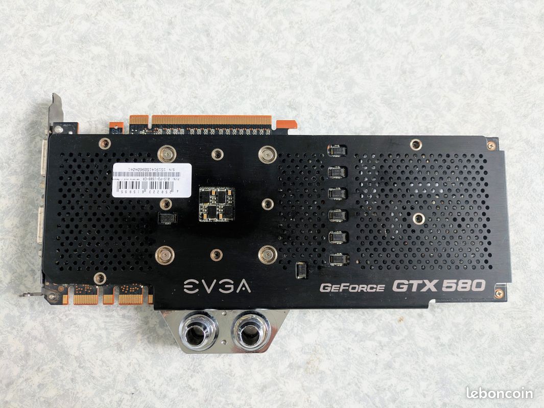 Rare : Carte graphique EVGA gtx 580 FTW Hydro Copper 2 - watercooling - Accessoires informatique