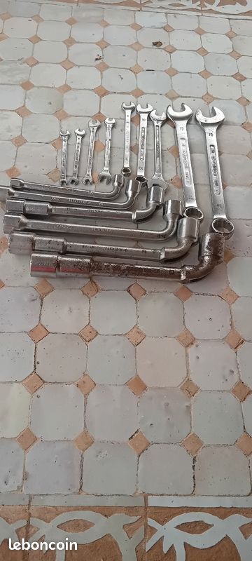 Clés à pipes, plates et oeils, plates facom (image 2)