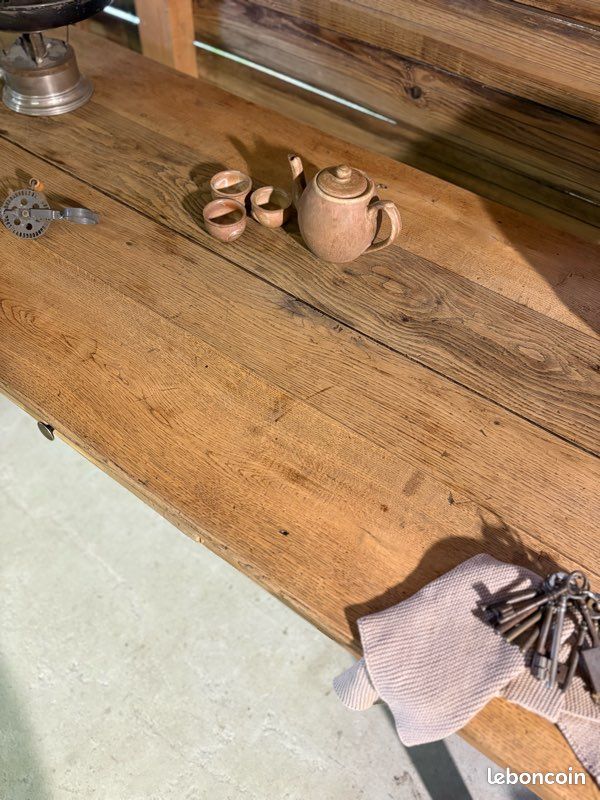 ✨ Table ancienne entièrement rénovée – bois massif ✨ (image 13)