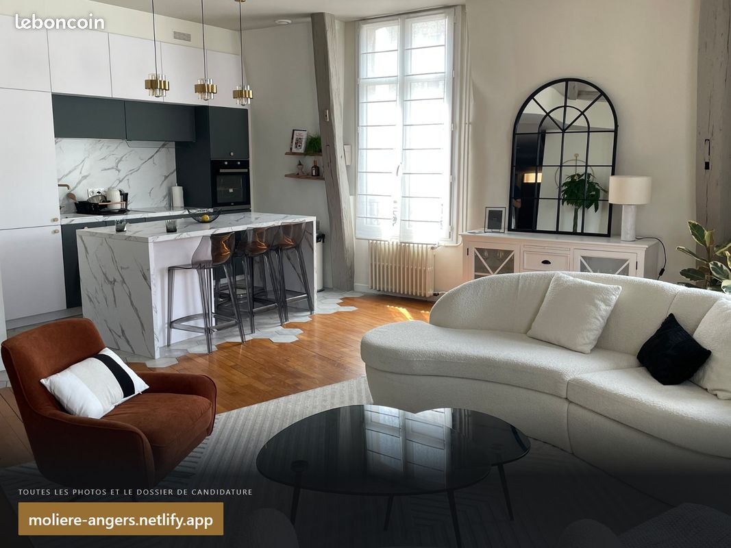 Appartement 4 pièces 102 m² · à Angers · 102 m² · 1 640 €