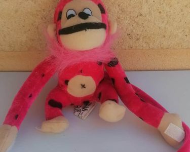VINTAGE - Peluche Singe Articulé - Ancien Modèle - Livraison Offerte