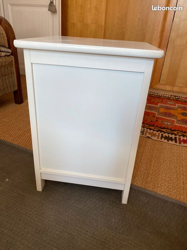 Table de chevet blanche (image 6)