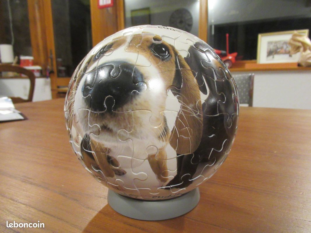 Puzzle chiens,forme "ballon" (image 1)