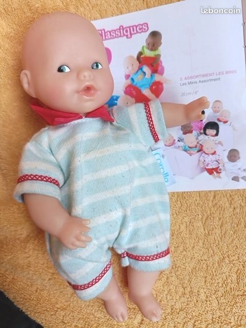 Poupée Corolle Bébé Micky 30 Cm De 1993 - Avec Vêtements D'origine, Comme Neuf, Occasion
