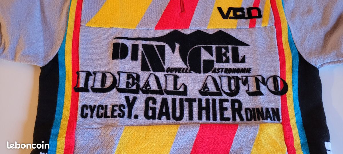Maillot cycliste MOTOBECANE vintage KOPA HEURTEFEU shirt trikot maglia jersey M