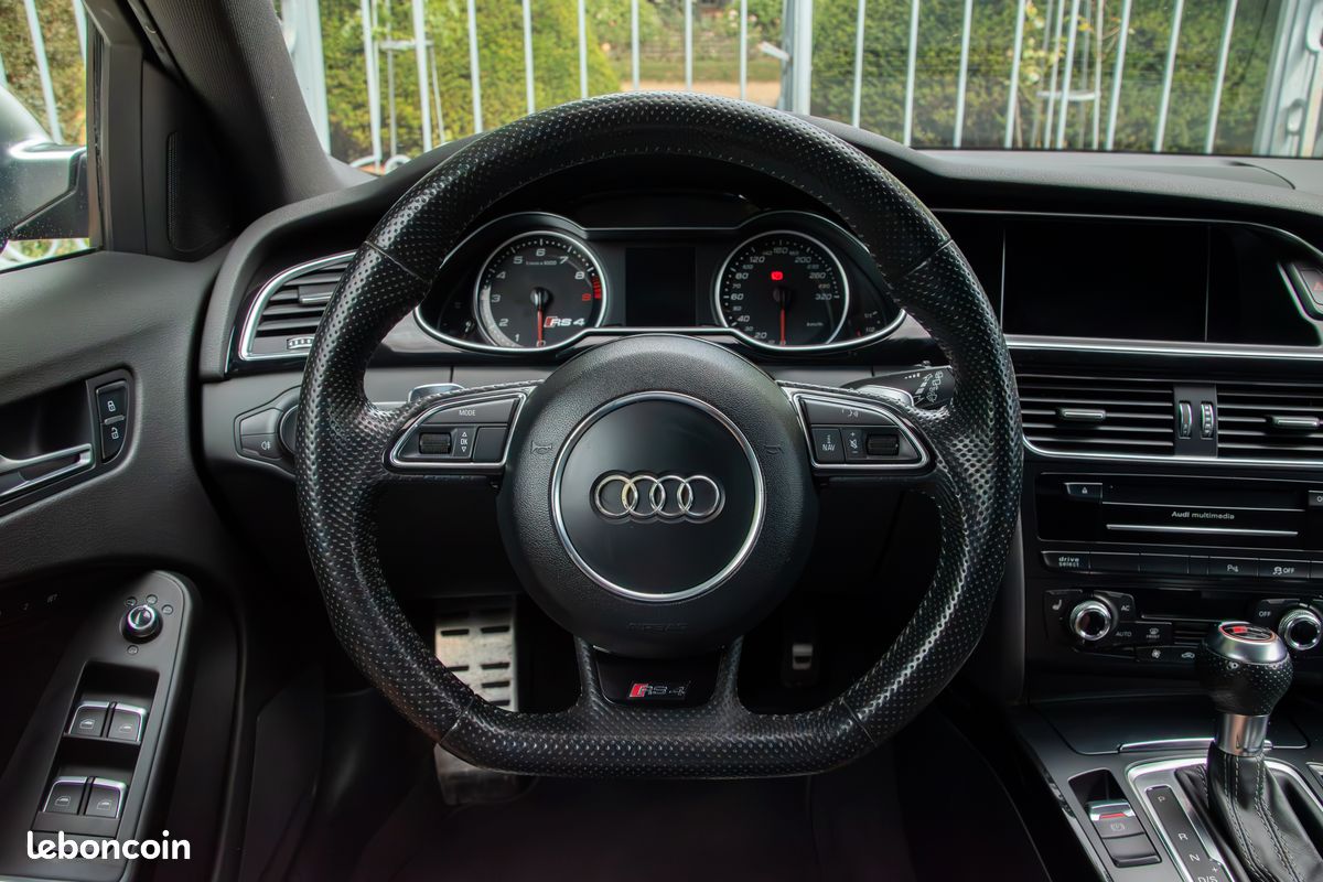 Audi RS4 Avant (B8) 4.2 TFSI V8 450ch *Châssis Sport Plus / Sièges électriques chauffants à mémoire / Différentiel quattro Sport / Feux dynamiques / Radars + Caméra (image 7)