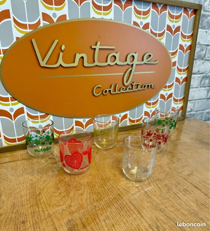 Lot De 6 Sous-verres Vintage En Toile Plastique - Fait Main, Motif Noël, Multi-couleurs