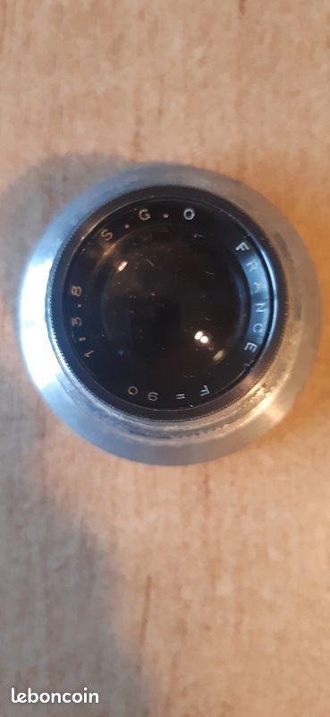 RARE : OBJECTIF Boyer frères Paris / Saphir 4.5/210mm N° 14430 Bon état complet EUR 195,00