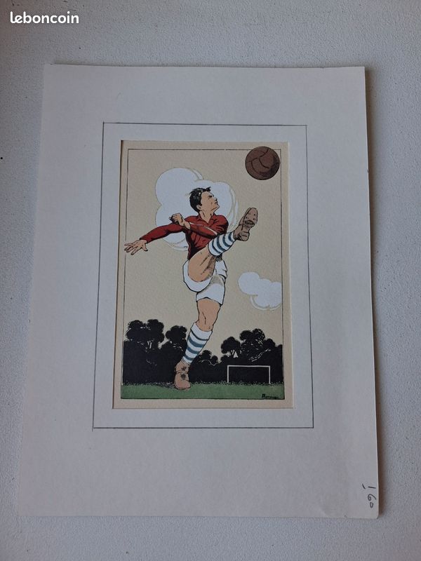 Illustration représentant le joueur de football d'Alfred Ost (image 2)