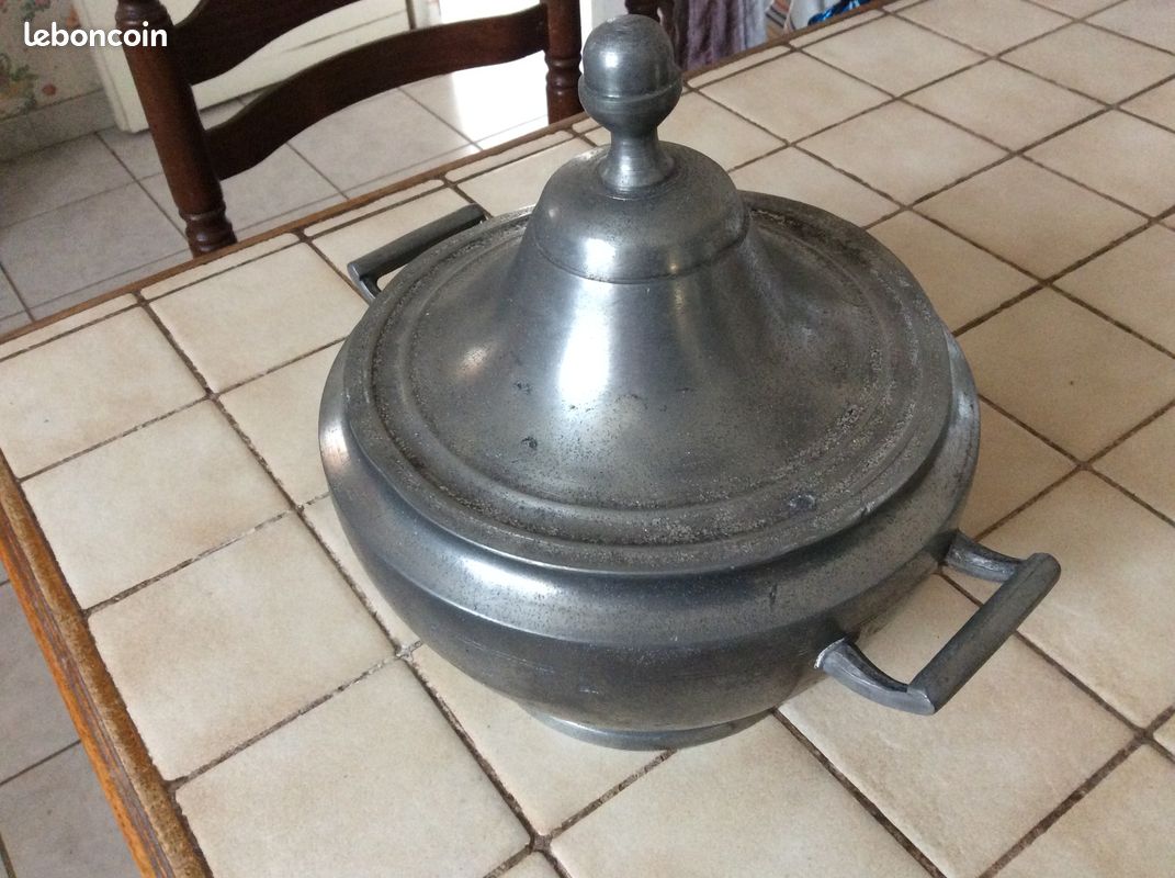 Soupière étain (image 1)