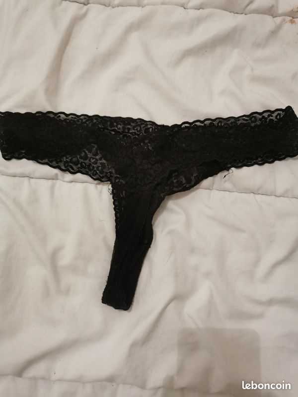 String En Dentelle Noire Chantal Thomass - Taille 38 - Coton - Neuf Avec étiquettes