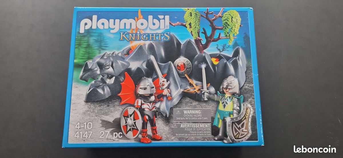 Lot De 2 Petits Cailloux Playmobil Gris Foncé - Cache-trou, Finition Lot De 2 Petits Cailloux Playmobil Gris Foncé - Cache-trou, Finition