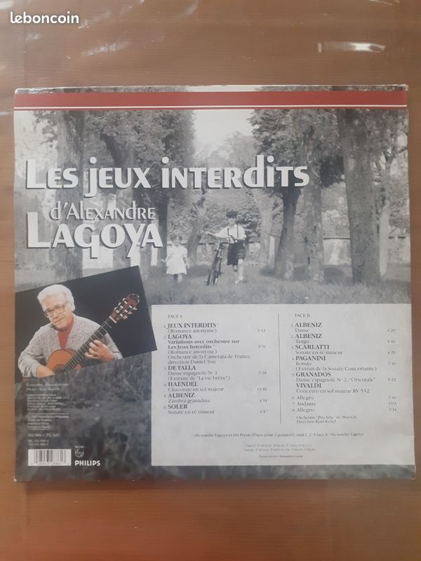 Vinyle Alexandre Lagoya 1991 (image 2)