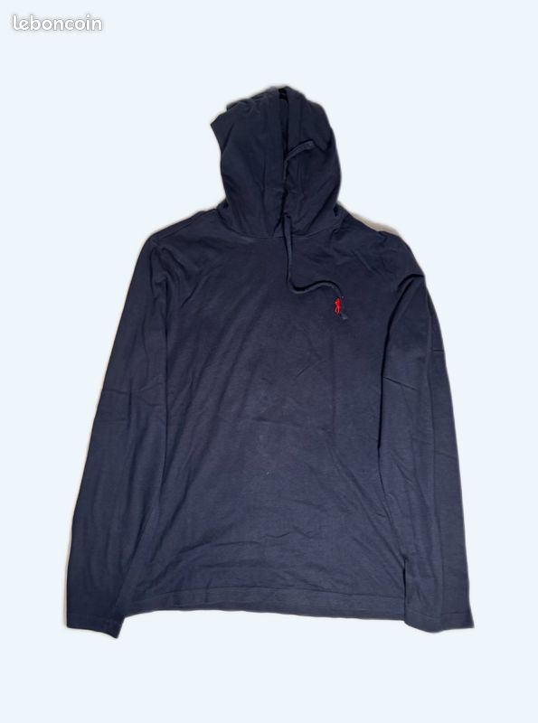 Sweat à capuche léger Ralph Lauren - Marine - Taille S (image 1)