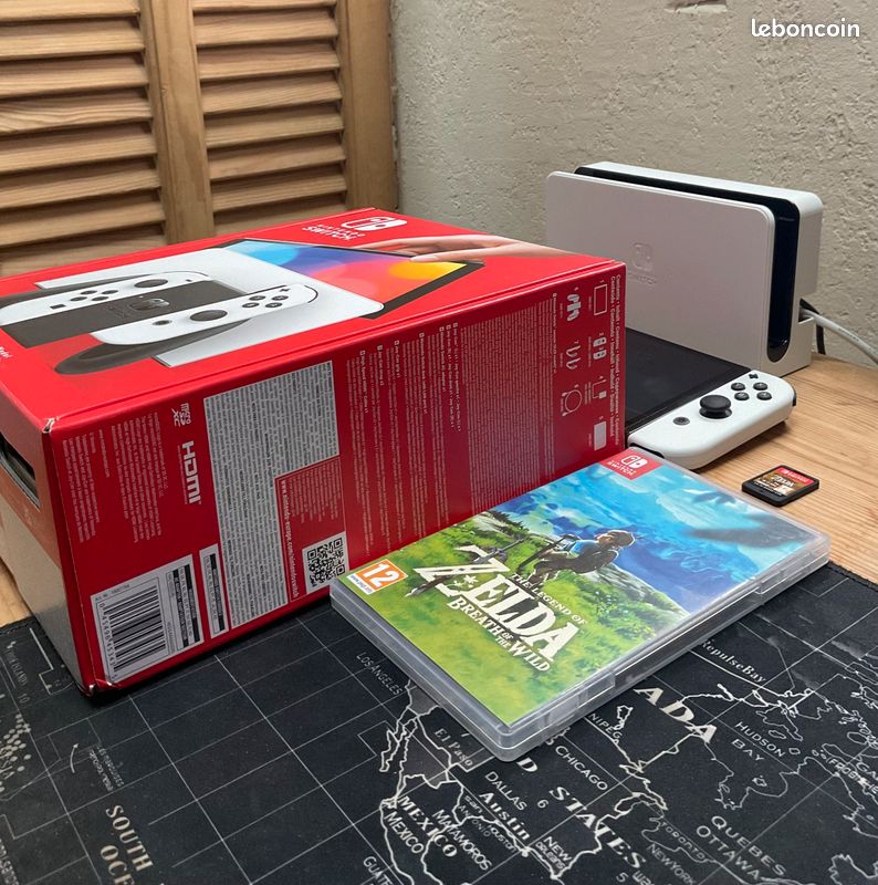 Switch OLED + Zelda Breath of the Wild BUNDLE (image 2)