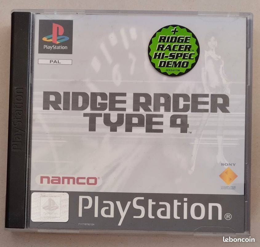 Ridge Racer Type 4 Complet Version Française - PS1 - Jeu De Course Arcade