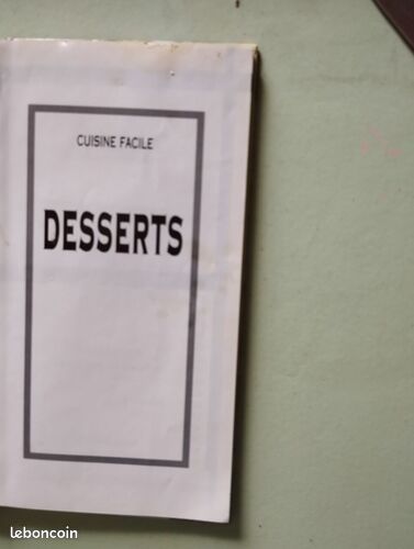 [Livre] Cuisine facile. Desserts. - Etat correct (image 3)
