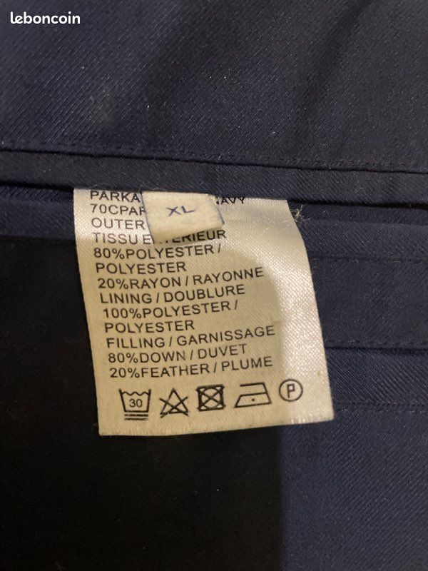 Vends veste parka Charles le Golf XL (image 2)