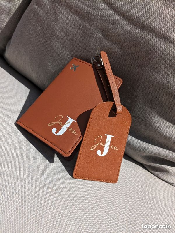 Porte-Passeport Personnalisé Photo & Texte – Cuir PU Voyage – Protection Élégante Et Pratique