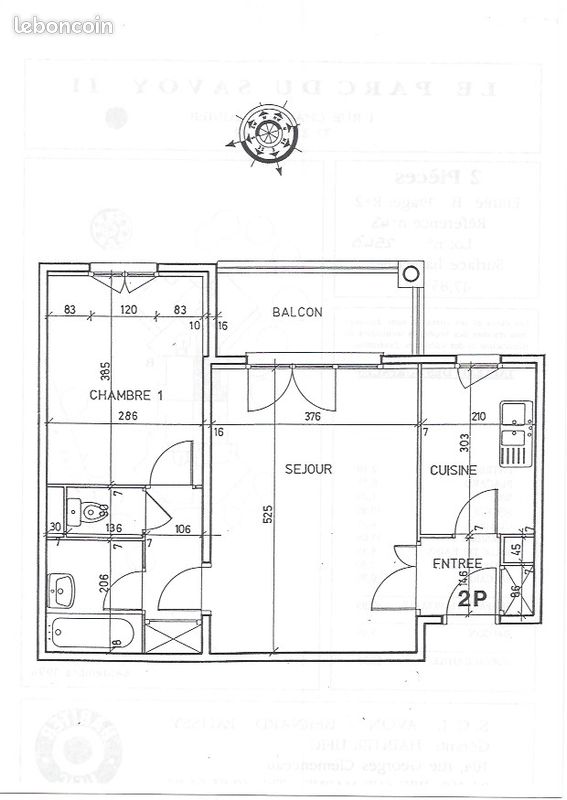 Appartement 2 pièces 48 m² · à Avon · 48 m² · 780 €