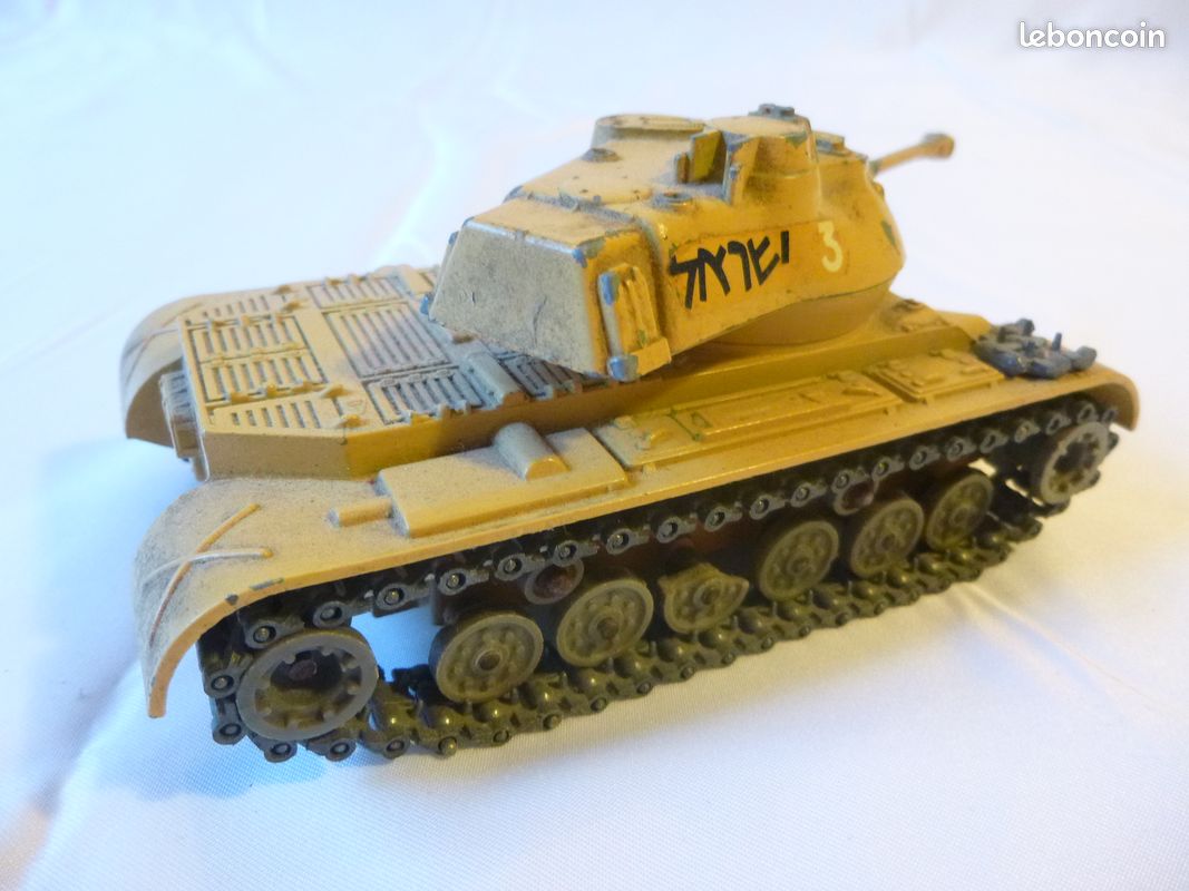Le Char Patton M47 Sable Armée Israélienne En Miniature De Solido Au 1 50e 7504
