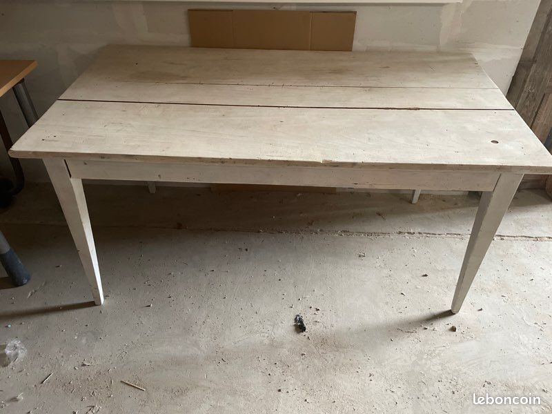 Table à manger bois massif (image 1)