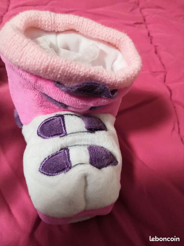 Lot de 5 paires Chaussons bébé neuf (image 5)