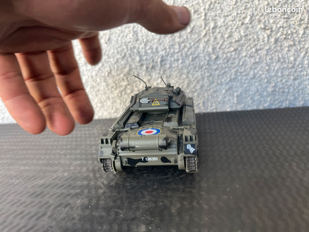 Char miniature Cruiser Tank Mk. VI Crusader III (A15) – 6th Armoured Division – Tunisie 1943 – 1/43 (image 4)