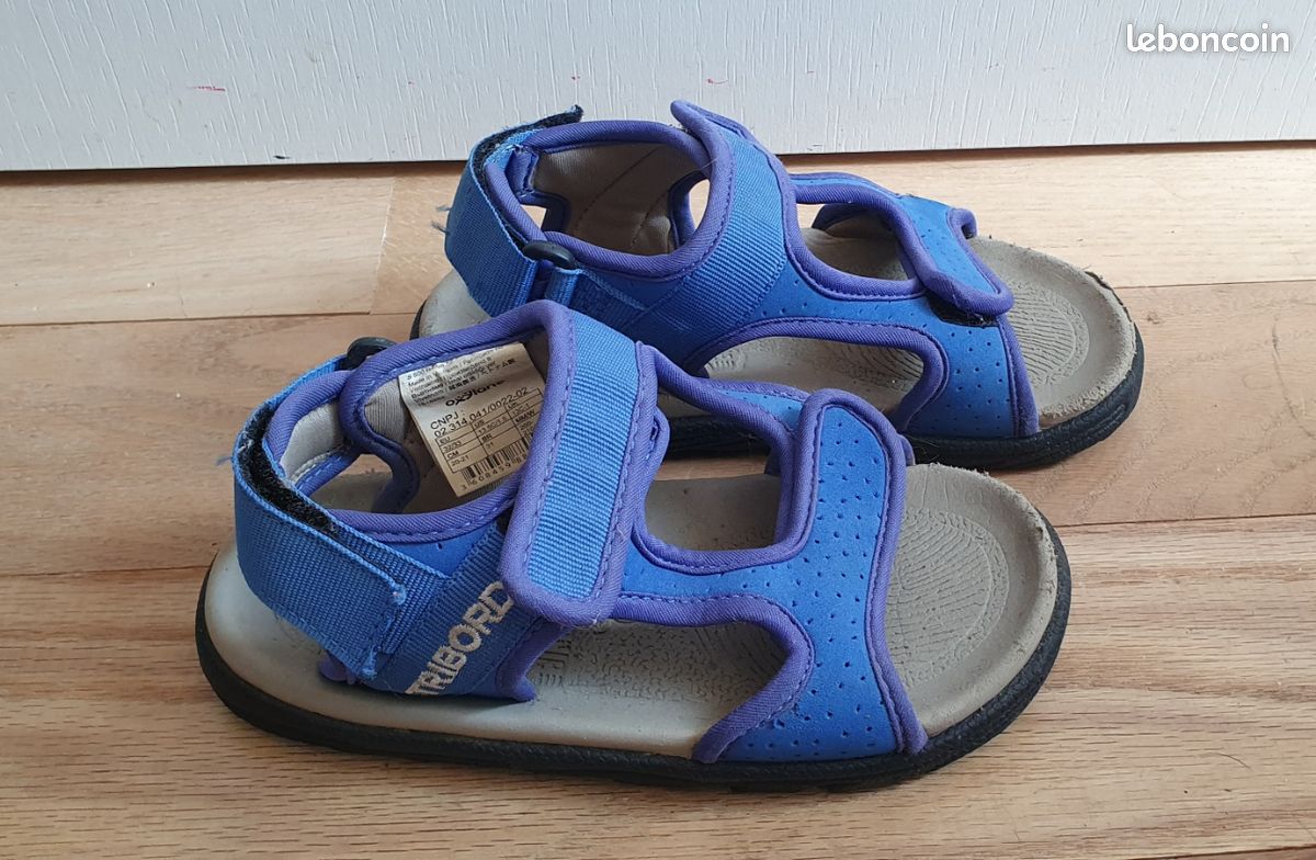 Sandales de randonnée et plage Decathlon Tribord enfant pointure