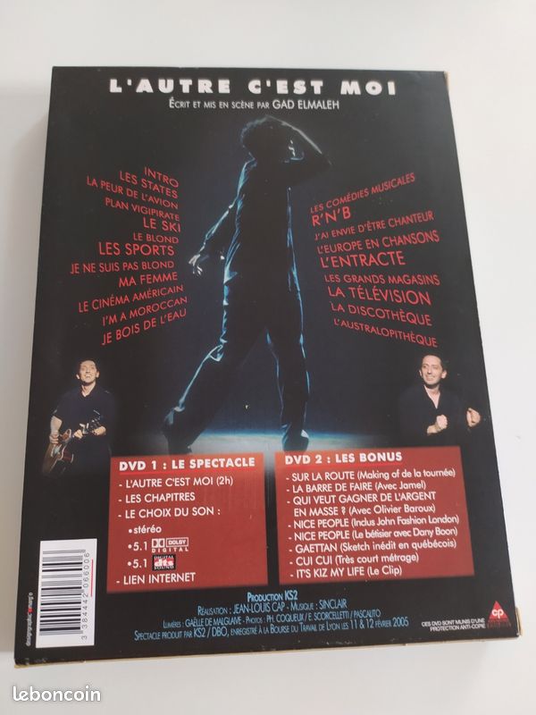 Dvd Gad Elmaleh L'autre c'est moi (image 2)